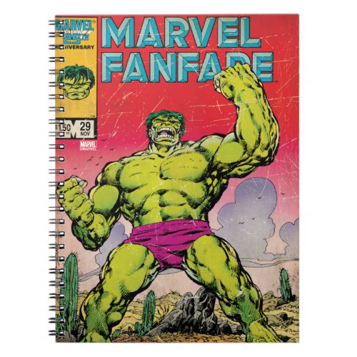 Marvel Fanfare Hulk Comic 29 Notebook