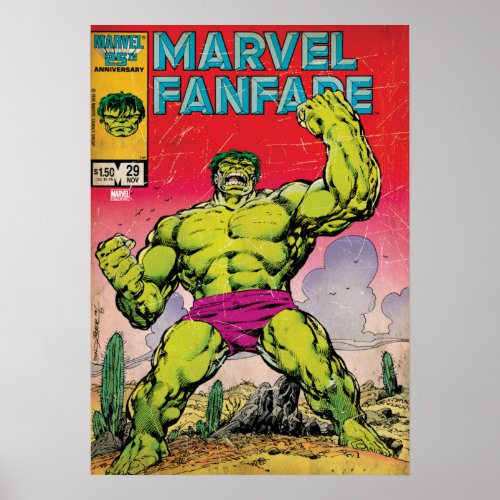 Marvel Fanfare Hulk Comic 29 Poster