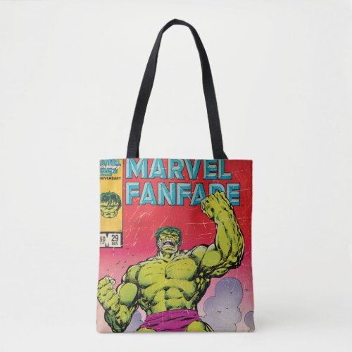 Marvel Fanfare Hulk Comic 29 Tote Bag