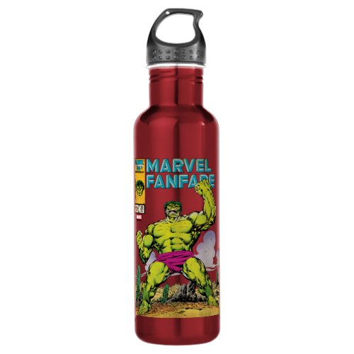 Marvel Fanfare Hulk Comic 29 Water Bottle