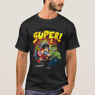 Marvel Father s Day My Dad Is Super Avengers Break T-Shirt