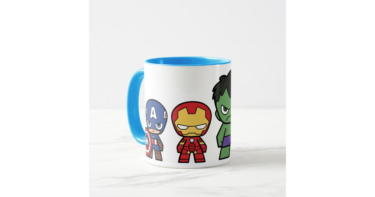 Avengers Assemble Kawaii - Coffee Mug