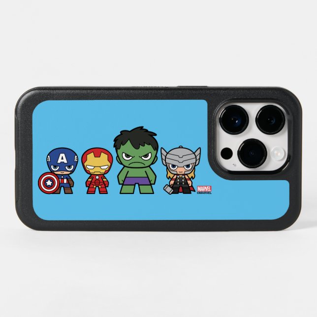 Marvel Go! Avengers Group Otterbox iPhone Case (Back Horizontal)