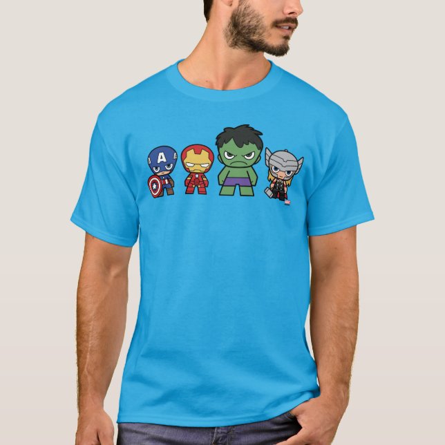 Marvel Go! Avengers Group T-Shirt (Front)