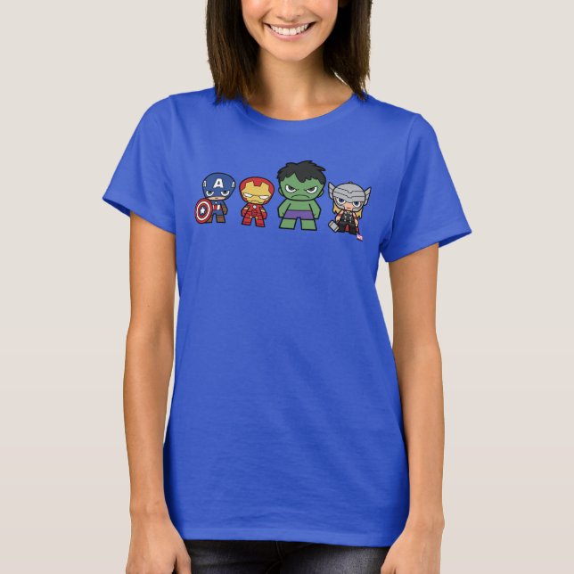 Marvel Go! Avengers Group T-Shirt (Front)