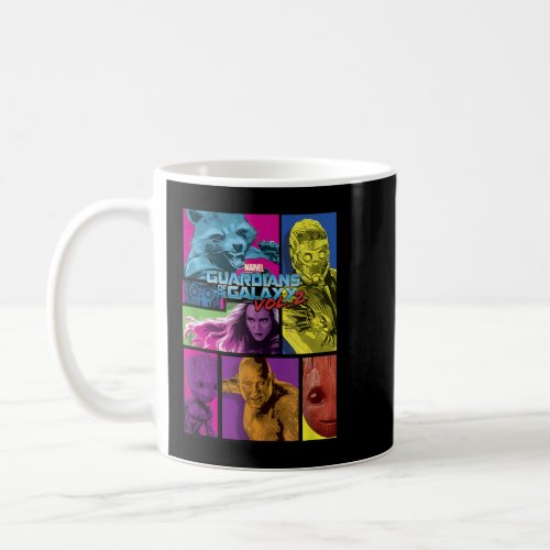 Marvel Guardians of the Galaxy 2 Team Puzzle Graph Coffee Mug
