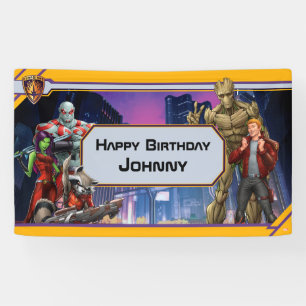 Marvel Guardians of the Galaxy - Birthday Banner