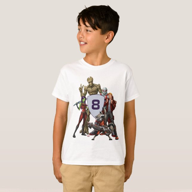 Marvel | Guardians of the Galaxy - Birthday T-Shirt (Front Full)