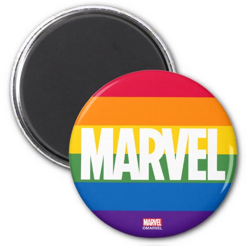 Marvel Horizontal Rainbow Brick Magnet
