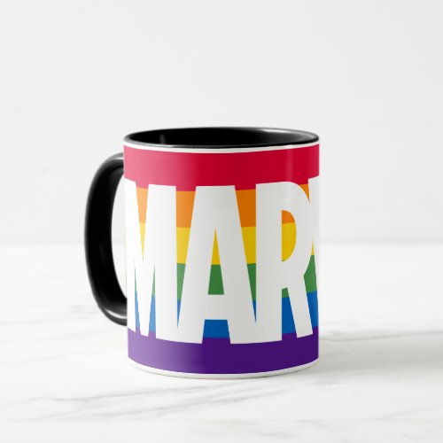 Marvel Horizontal Rainbow Brick Mug