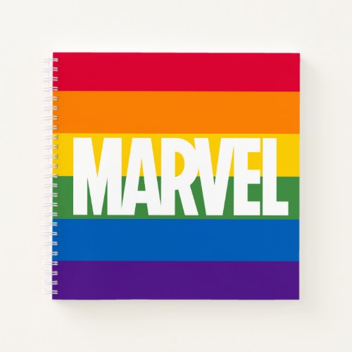 Marvel Horizontal Rainbow Brick Notebook