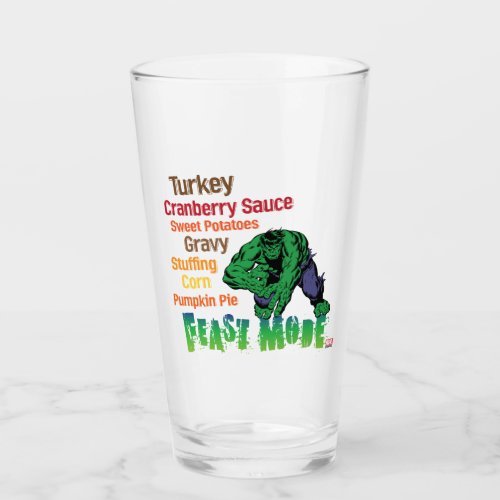 Marvel  Hulk Thanksgiving Feast Mode Glass
