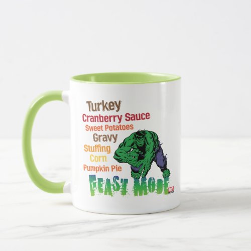 Marvel  Hulk Thanksgiving Feast Mode Mug