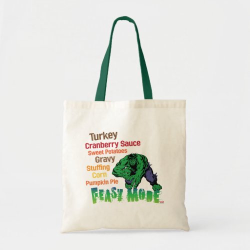 Marvel  Hulk Thanksgiving Feast Mode Tote Bag