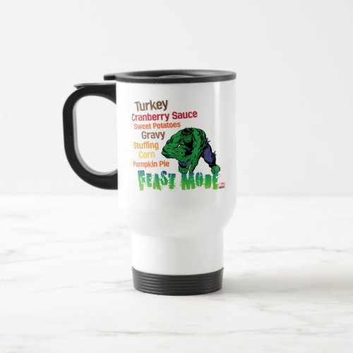 Marvel  Hulk Thanksgiving Feast Mode Travel Mug