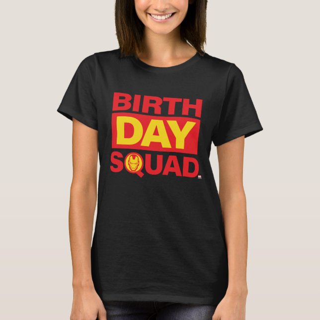 Marvel | Iron Man - Birthday Squad T-Shirt (Front)