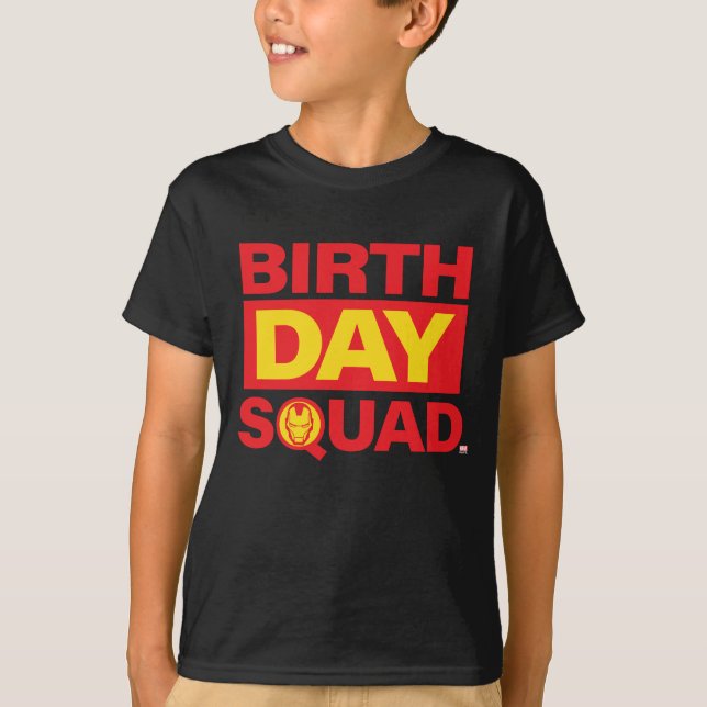 Marvel | Iron Man - Birthday Squad T-Shirt (Front)