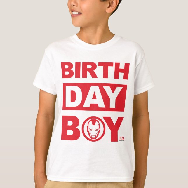 Marvel | Iron Man - Birthday T-Shirt (Front)
