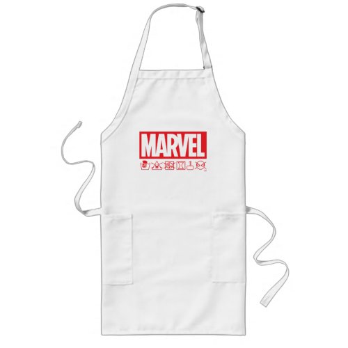 Marvel Logo Infinity War Washing Instructions Long Apron