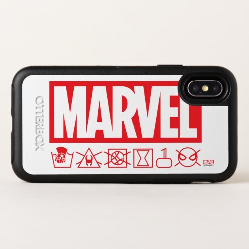 Marvel Logo Infinity War Washing Instructions OtterBox Symmetry iPhone X Case