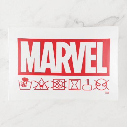Marvel Logo Infinity War Washing Instructions Trinket Tray