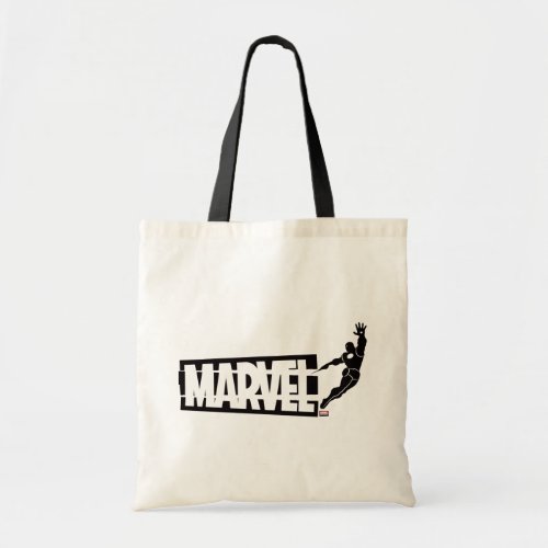 Marvel Logo Split By Iron Man Tote Bag