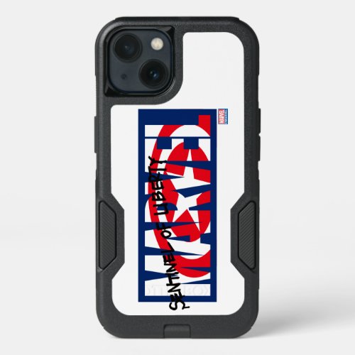 Marvel Logo With Captain America Shield Inside iPhone 13 Case