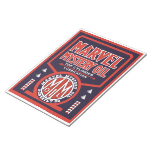 Marvel Mystery Oil vintage sign notepad