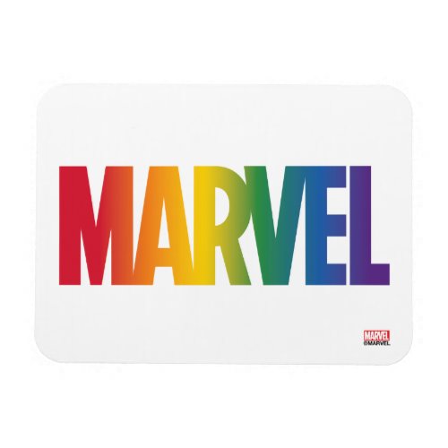 Marvel Rainbow Gradient Logo Magnet