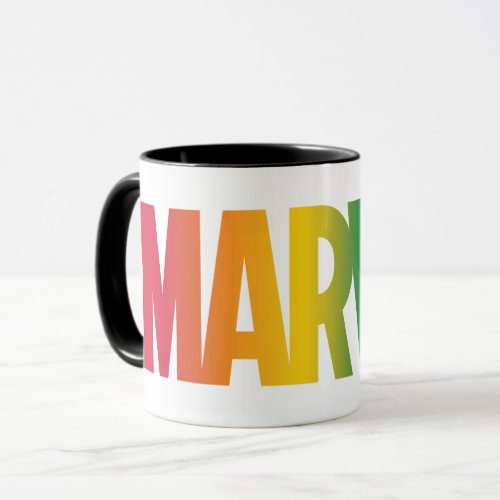 Marvel Rainbow Gradient Logo Mug
