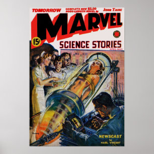 Marvel Science Stories AprilMay 1939 Poster