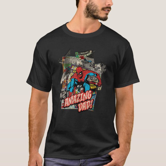Marvel Spider Man Amazing Dad Father s Day T-Shirt (Front)