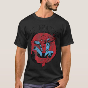 Marvel SpiderMan Be Amazing Distressed Comic Circl T-Shirt