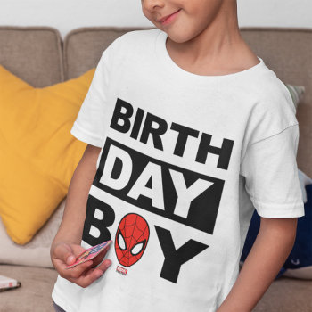 Marvel | Spiderman - Birthday Boy T-shirt by spidermanclassics at Zazzle