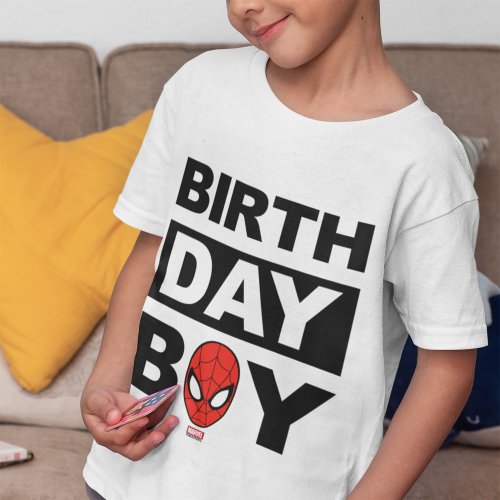 Marvel  Spiderman _ Birthday Boy T_Shirt
