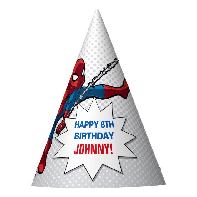 spiderman birthday hat