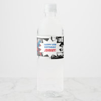 Marvel | Spiderman - Birthday Water Bottle Label