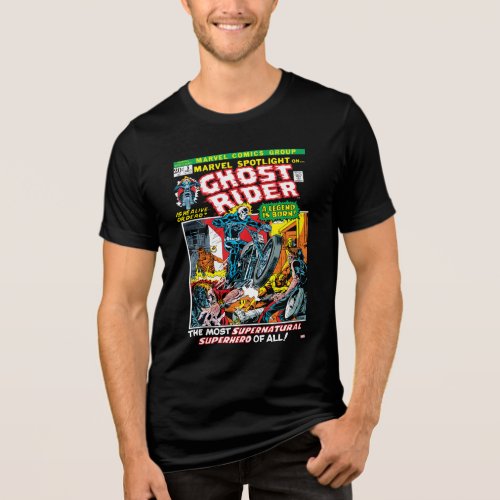 Marvel Spotlight Ghost Rider Tri_Blend Shirt