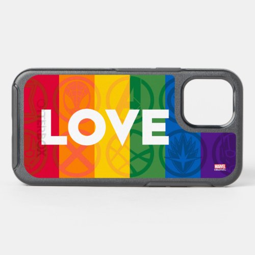 Marvel Super Hero Love Rainbow Brick OtterBox Symmetry iPhone 12 Case