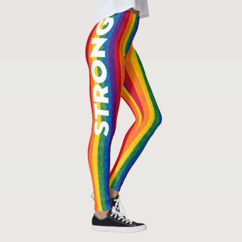 Marvel Super Hero Strong Rainbow Brick Leggings