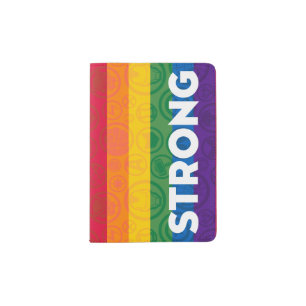 Marvel Super Hero "Strong" Rainbow Brick Passport Holder