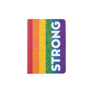 Marvel Super Hero "Strong" Rainbow Brick Passport Holder