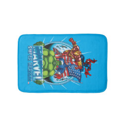 Marvel Super Heroes Character Video Game Sprites Bath Mat | Zazzle