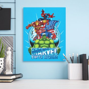 Marvel Super Heroes Character Video Game Sprites Canvas Print by marvelclassics at Zazzle