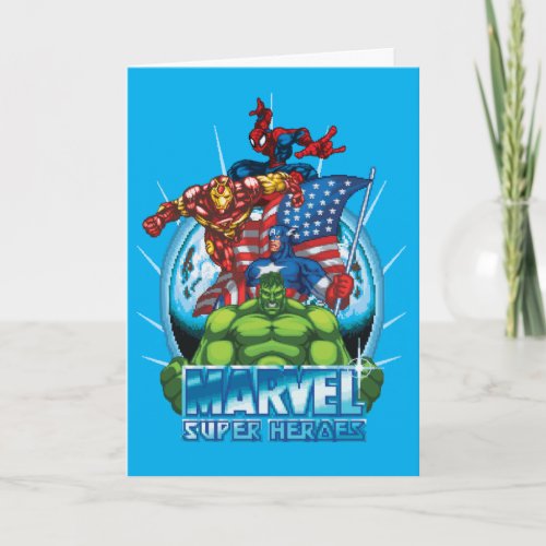 Marvel Super Heroes Character Video Game Sprites Card