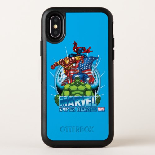 Marvel Super Heroes Character Video Game Sprites OtterBox Symmetry iPhone X Case