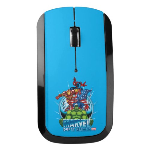 Marvel Super Heroes Character Video Game Sprites Wireless Mouse