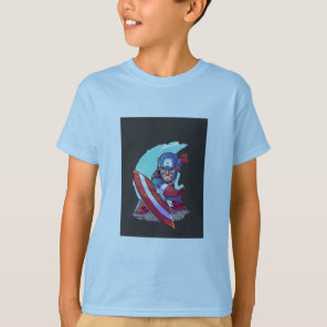 Marvel t shirt, blue T-shirt, kids t shirt