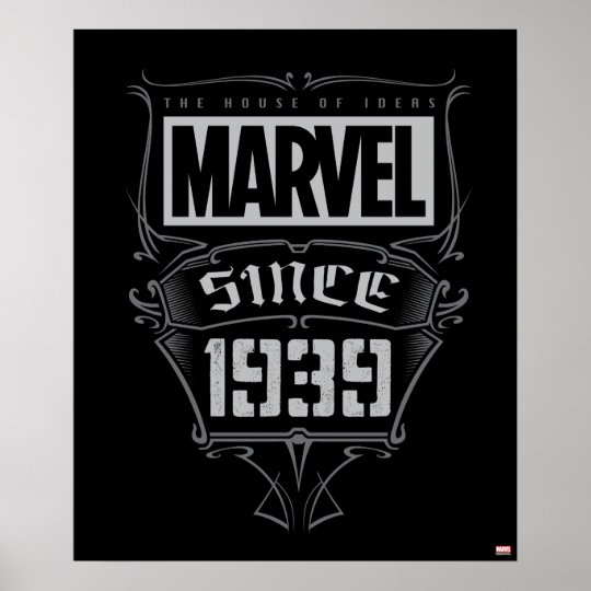 Marvel The House of Ideas Since 1939 Poster