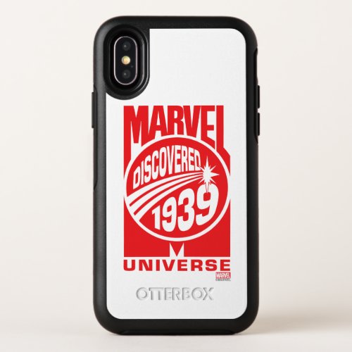 Marvel Universe Discovered 1939 Logo OtterBox Symmetry iPhone X Case